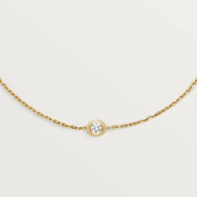 Βραχιόλι Cartier D’amour, διαμάντια, μίνι μοντέλο Βραχιόλι Cartier D’amour, διαμάντια, μίνι μοντέλο