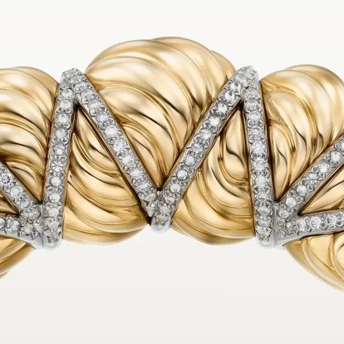 Βραχιόλι Cartier Libre Tressage, Διαμάντια Βραχιόλι Cartier Libre Tressage, Διαμάντια