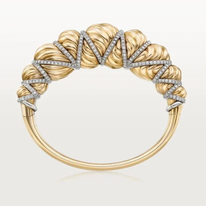 Βραχιόλι Cartier Libre Tressage, Διαμάντια Βραχιόλι Cartier Libre Tressage, Διαμάντια