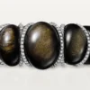Βραχιόλι Cartier Libre Tressage, Οψιδιανός, Διαμάντια