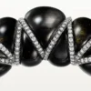 Βραχιόλι Cartier Libre Tressage, Οψιδιανός, Διαμάντια
