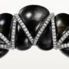 Βραχιόλι Cartier Libre Tressage, Οψιδιανός, Διαμάντια Βραχιόλι Cartier Libre Tressage, Οψιδιανός, Διαμάντια