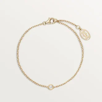 Βραχιόλι Diamants Legers, Sm – Κίτρινο χρυσό, Διαμάντι – Cartier