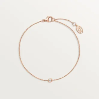 Βραχιόλι Diamants Legers, Sm – Ροζ χρυσός, Διαμάντι – Cartier