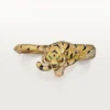 Βραχιόλι Faune Et Flore De Cartier, κίτρινα, πορτοκαλί και καφέ διαμάντια, με στρώση