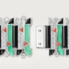 Βραχιόλι Geometrie & Contrastes, χρυσόπρασος, με πάβινγκ Βραχιόλι Geometrie & Contrastes, χρυσόπρασος, με πάβινγκ