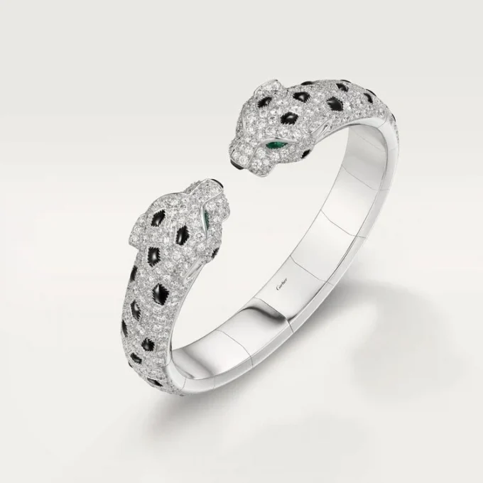 Βραχιόλι Panthere De Cartier, αρθρωτό, με πάβινγκ