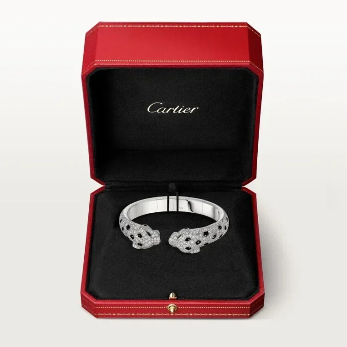 Βραχιόλι Panthere De Cartier, αρθρωτό, με πάβινγκ