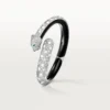 Βραχιόλι Panthere De Cartier, μαύρο λάκα, με πάβ Βραχιόλι Panthere De Cartier, μαύρο λάκα, με πάβ