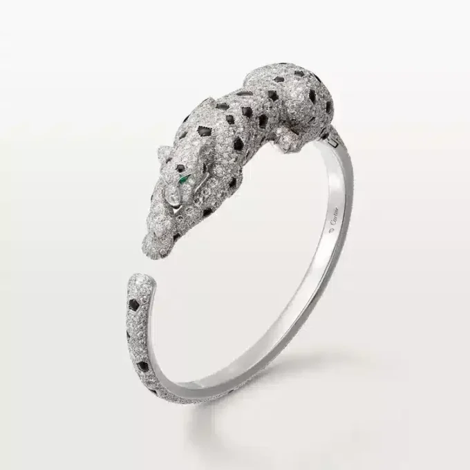 Βραχιόλι Panthere De Cartier, με πλακέ διαμάντια Βραχιόλι Panthere De Cartier, με πλακέ διαμάντια