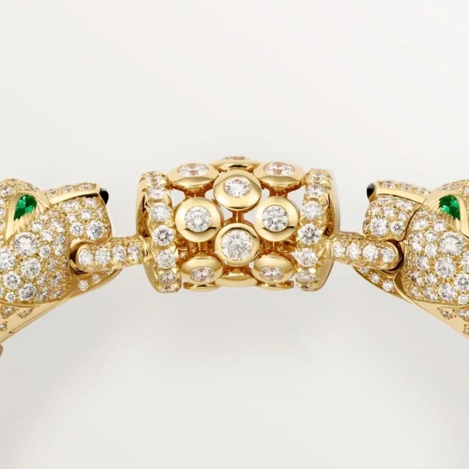 Βραχιόλι Panthere De Cartier, με πλακέ διαμάντια Βραχιόλι Panthere De Cartier, με πλακέ διαμάντια