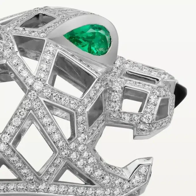 Βραχιόλι Panthere De Cartier, με πλακέ διαμάντια Βραχιόλι Panthere De Cartier, με πλακέ διαμάντια
