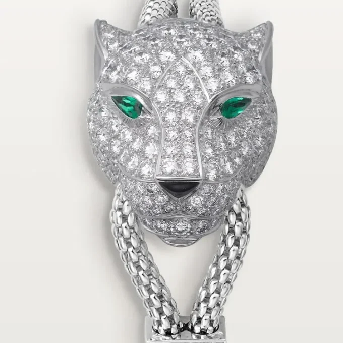 Βραχιόλι Panthere De Cartier, με πλακέ διαμάντια Βραχιόλι Panthere De Cartier, με πλακέ διαμάντια