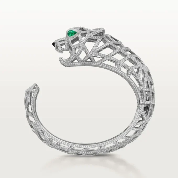 Βραχιόλι Panthere De Cartier, με πλακέ διαμάντια Βραχιόλι Panthere De Cartier, με πλακέ διαμάντια