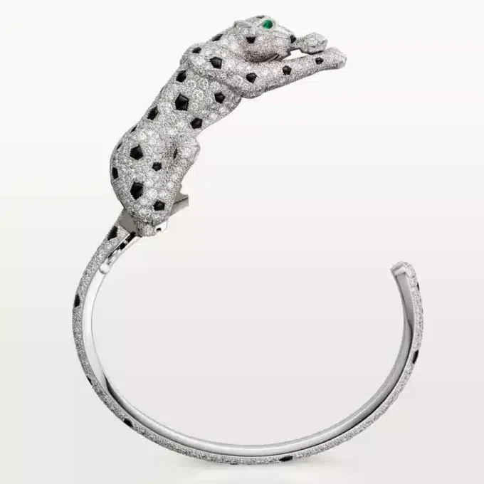 Βραχιόλι Panthere De Cartier, με πλακέ διαμάντια Βραχιόλι Panthere De Cartier, με πλακέ διαμάντια