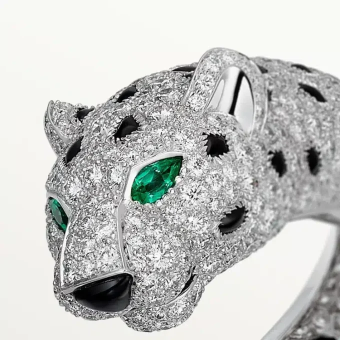 Βραχιόλι Panthere De Cartier, με πλακέ διαμάντια Βραχιόλι Panthere De Cartier, με πλακέ διαμάντια