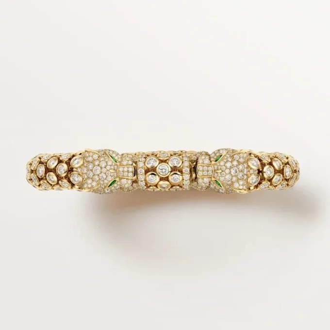 Βραχιόλι Panthere De Cartier, με πλακέ διαμάντια Βραχιόλι Panthere De Cartier, με πλακέ διαμάντια