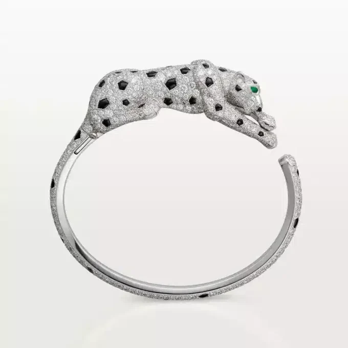 Βραχιόλι Panthere De Cartier, με πλακέ διαμάντια Βραχιόλι Panthere De Cartier, με πλακέ διαμάντια
