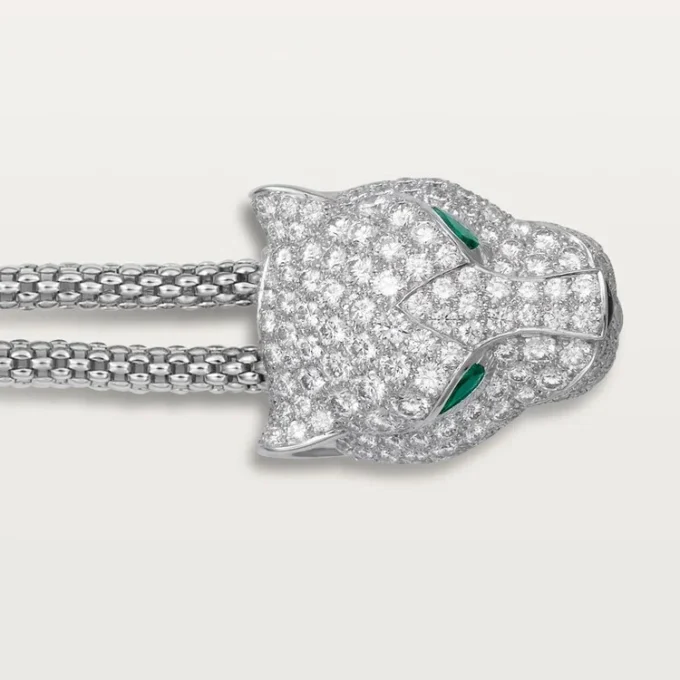 Βραχιόλι Panthere De Cartier, με πλακέ διαμάντια Βραχιόλι Panthere De Cartier, με πλακέ διαμάντια