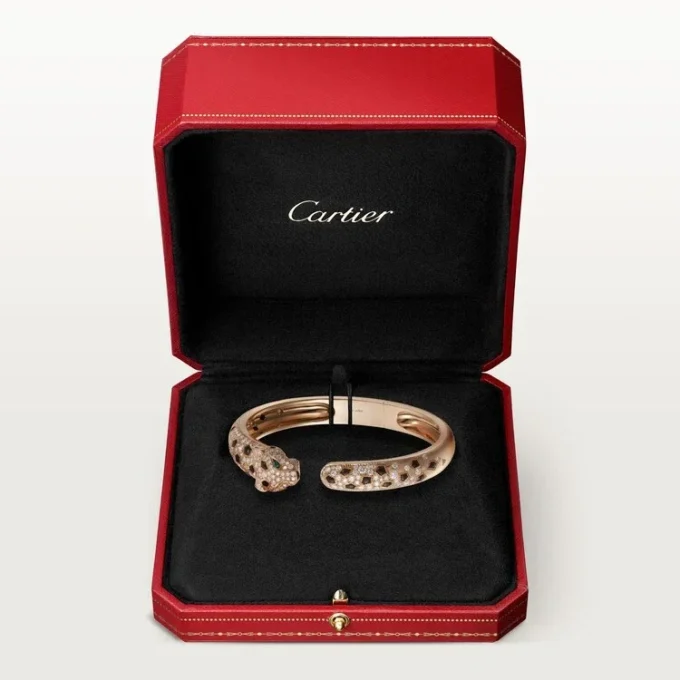 Βραχιόλι Panthere De Cartier, μεσαίο μοντέλο, ημι-στολισμένο Βραχιόλι Panthere De Cartier, μεσαίο μοντέλο, ημι-στολισμένο