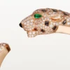 Βραχιόλι Panthere De Cartier, οψιδιανός, με πάβ Βραχιόλι Panthere De Cartier, οψιδιανός, με πάβ
