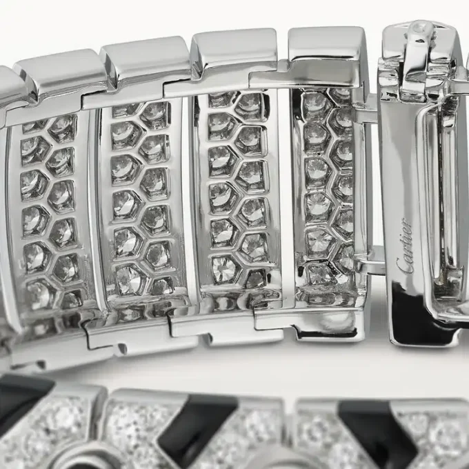 Βραχιόλι Panthere De Cartier, σμαράγδι, με πάβ Βραχιόλι Panthere De Cartier, σμαράγδι, με πάβ
