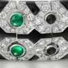 Βραχιόλι Panthere De Cartier, σμαράγδι, με πάβ Βραχιόλι Panthere De Cartier, σμαράγδι, με πάβ