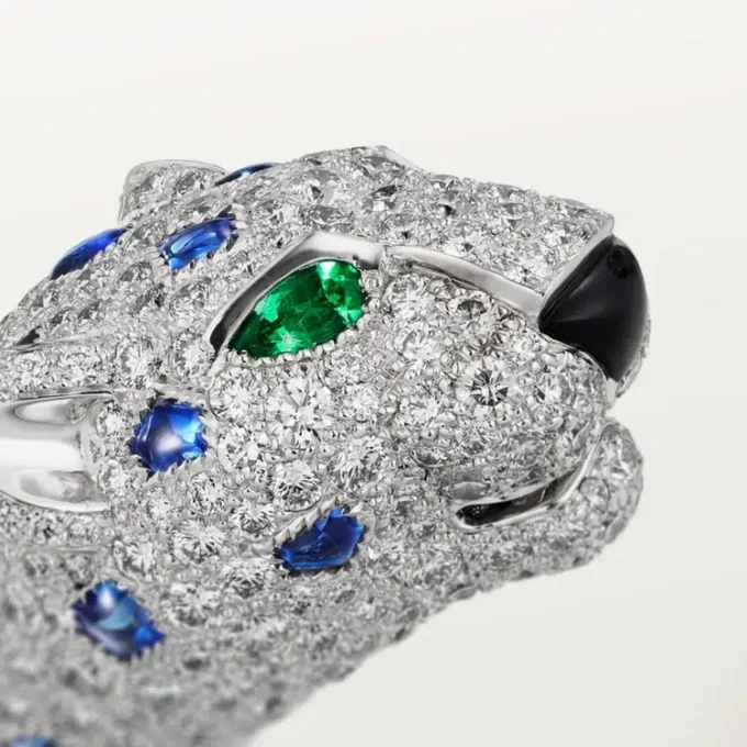 Βραχιόλι Panthere De Cartier, Ζαφείρι, με πλακέ
